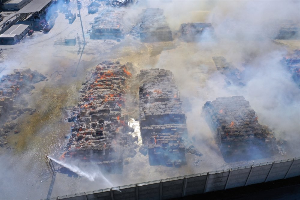 Aydın'da kağıt fabrikası alevlere teslim oldu!