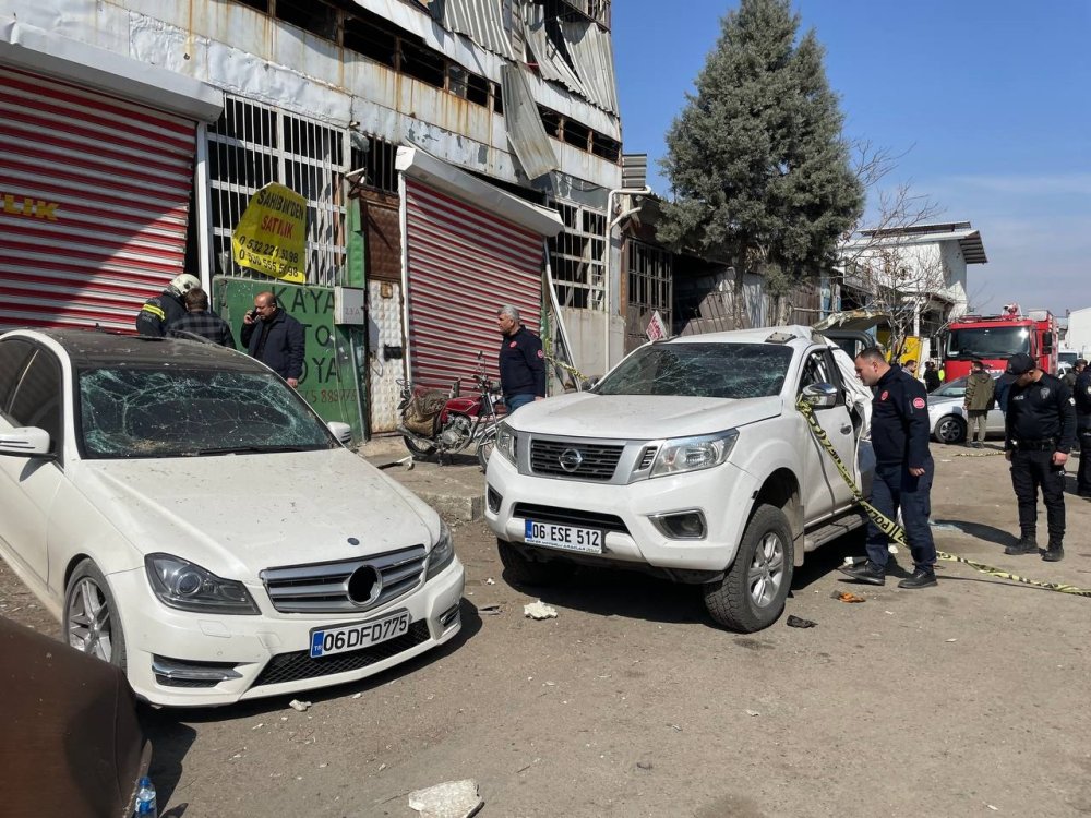 Gaziantep'te, bakımı yapılan akaryakıt tankerinde patlama: 2 ölü, 3 yaralı