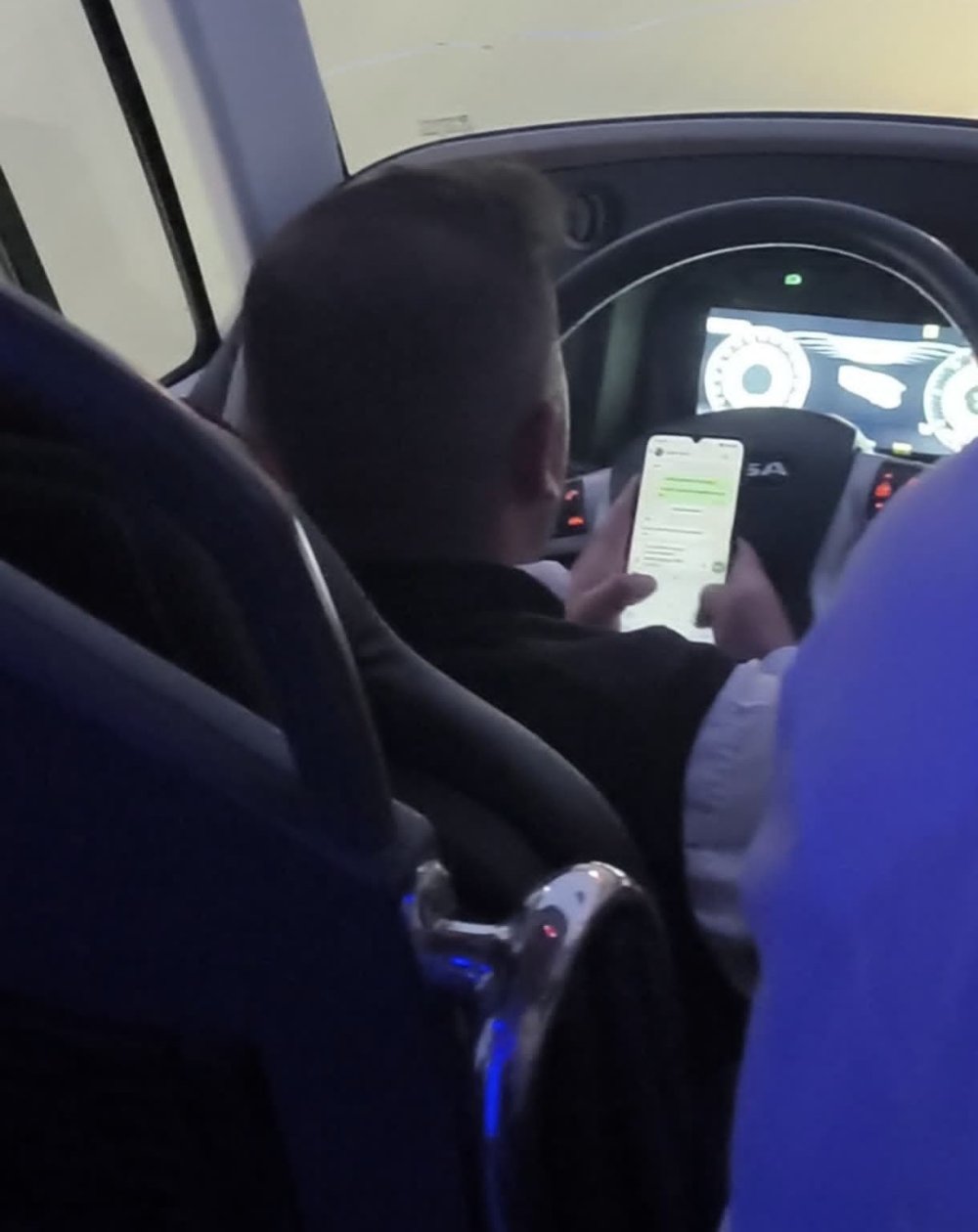 Kayıt altına alındı... Yolcu otobüsünde şok eden görüntüler