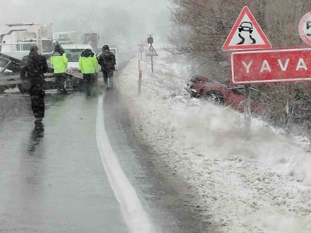 Beyşehir ilçesinde kar sevinci
