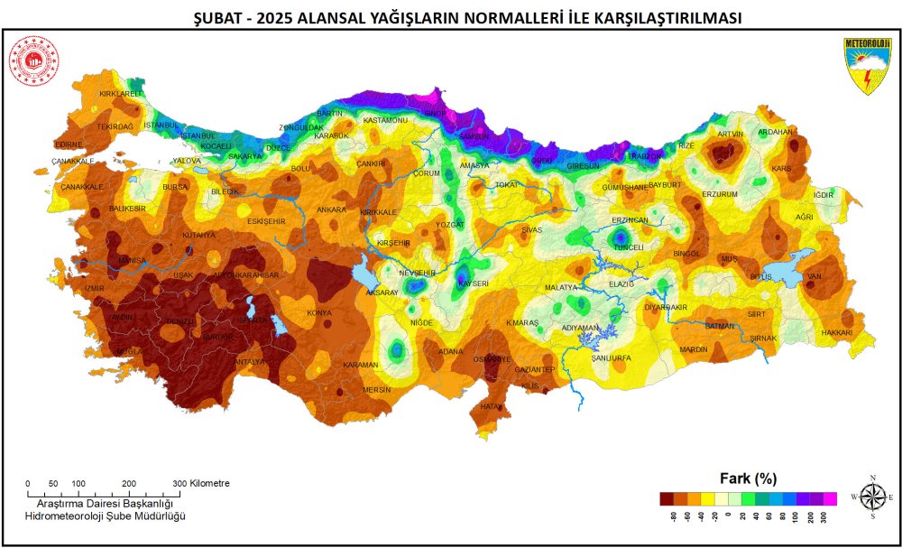 4 bölgede 'şiddetli kuraklık' tehlikesi