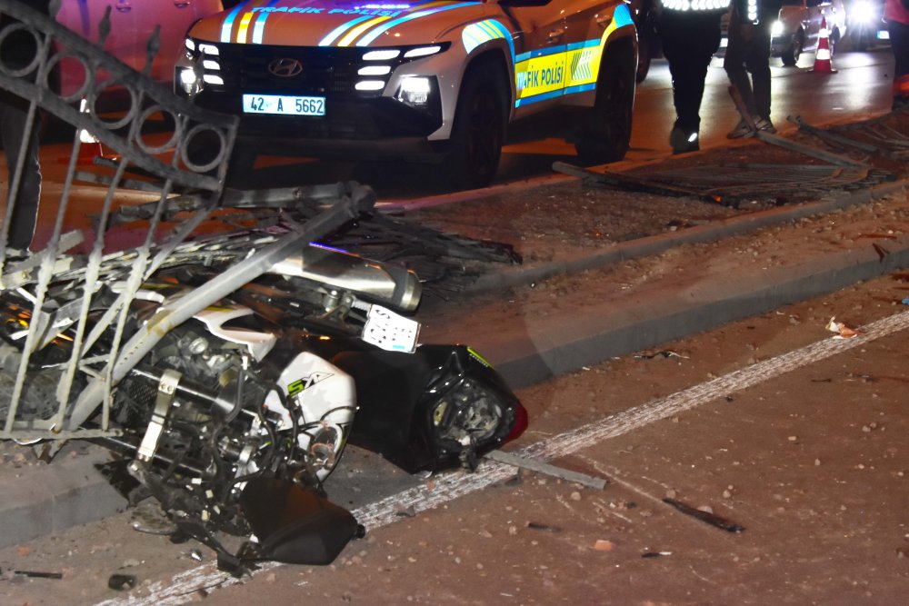 Konya'da 2 motosiklet çarpıştı: 1 ölü, 1 yaralı