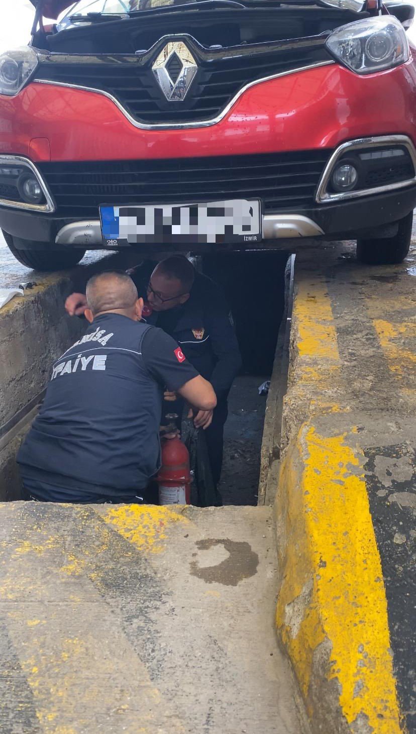 Kaputtan engerek yılanı çıktı