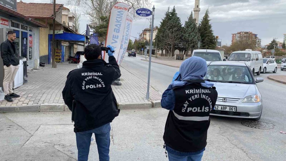 Konya'da sürücü ateş ortasında kaldı! Ensesinden vuruldu