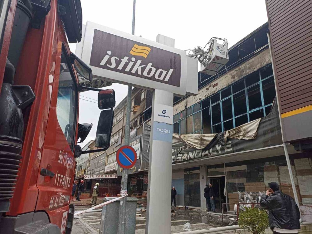 Mobilya dükkanında yangın!