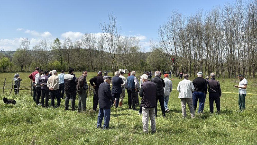 Budadığı ağaçta kalp krizi geçirip öldü