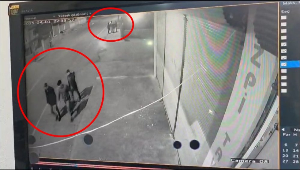 Yan bakma cinayetine ilişkin görüntüler ortaya çıktı