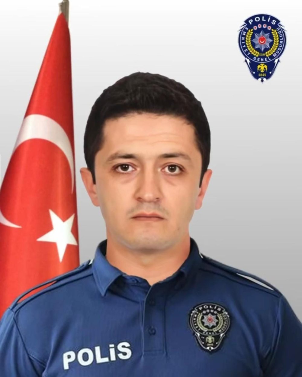 Trafik kazasında şehit olan polis memuru İbrahim Güney son yolculuğuna uğurlandı