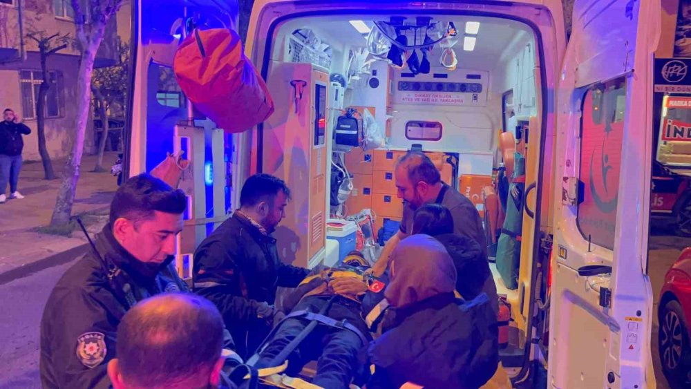 Otomobil ile motosiklet çarpıştı: 1 yaralı