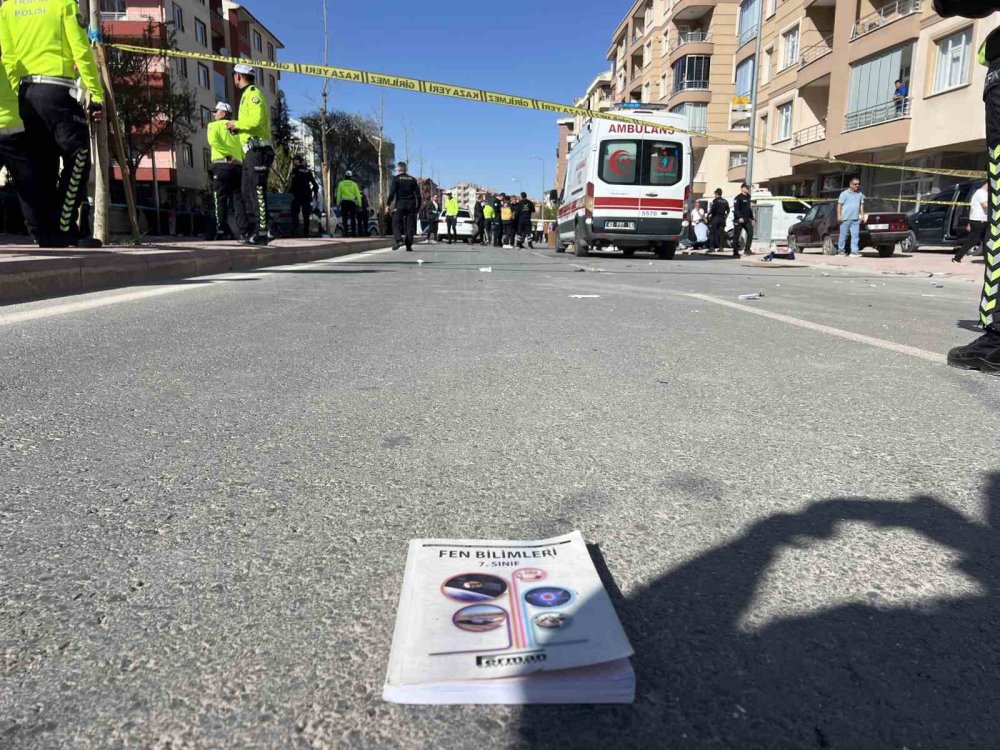 Konya merkezde otomobil 2 çocuğa çarptı: 1 ölü, 1 yaralı