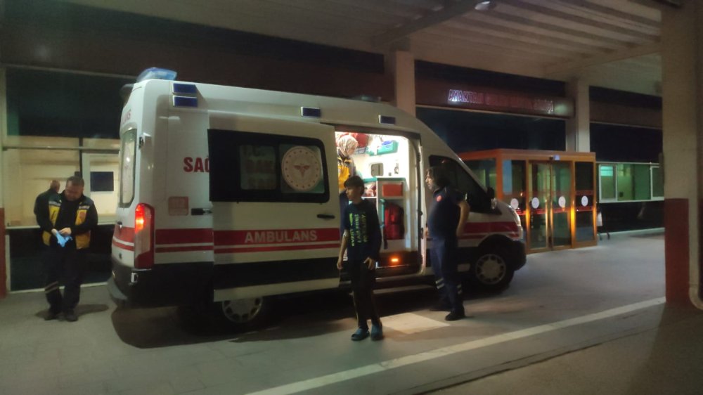 Yer Konya... Anne ile oğlu hastanelik oldu