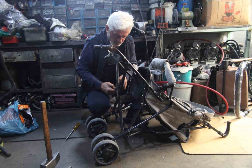 Konya'da müşterilerini masraftan kurtaran usta!