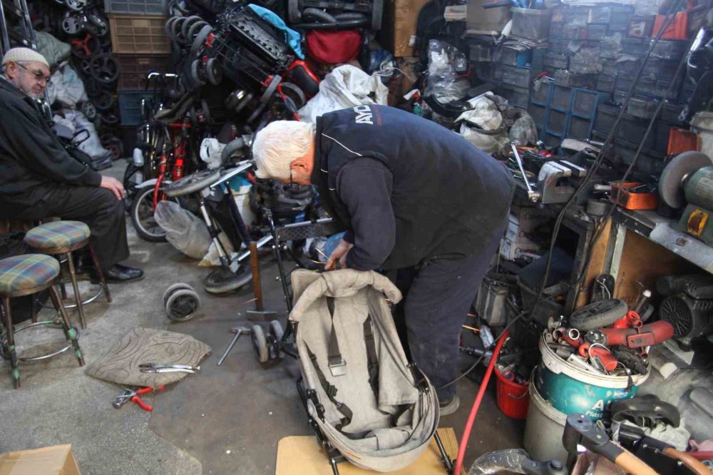 Konya'da müşterilerini masraftan kurtaran usta!