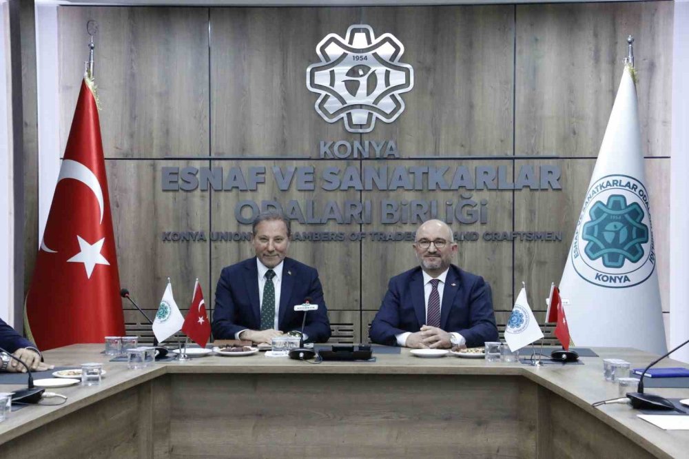 TSE Başkanı Şahin, Konya'daoda başkanlarıyla bir araya geldi