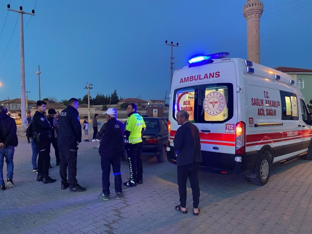 Kulu’da motosikletli yaralandı