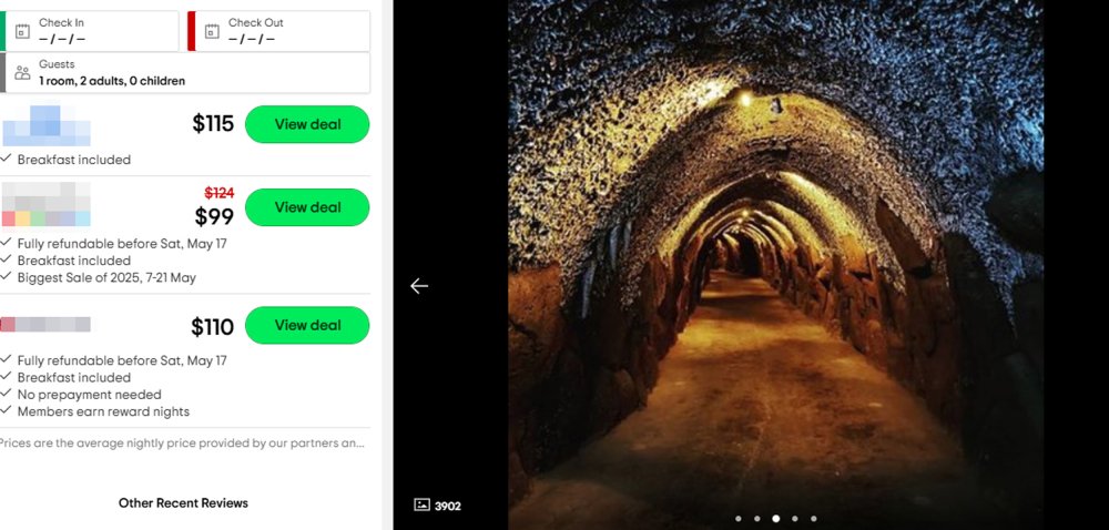 5 yıldızlı iki otelden falezlere gizli tünel