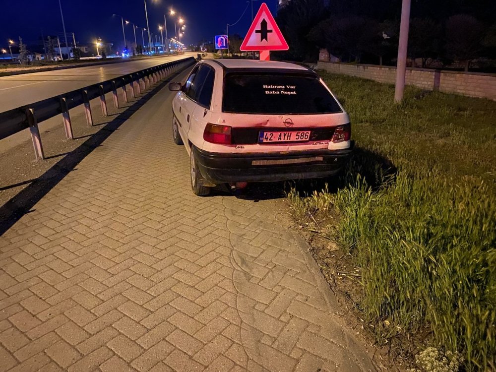 Konya'da otomobiller çarpıştı