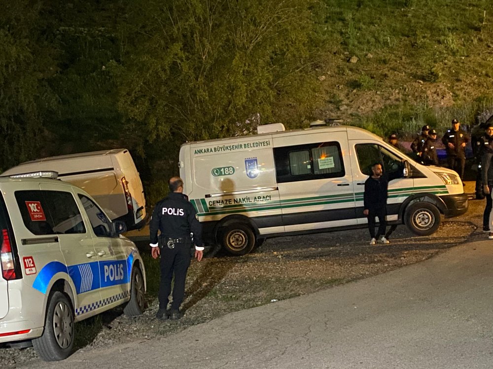 Ankara'da, dere yatağında bıçaklanmış halde ölü bulundu