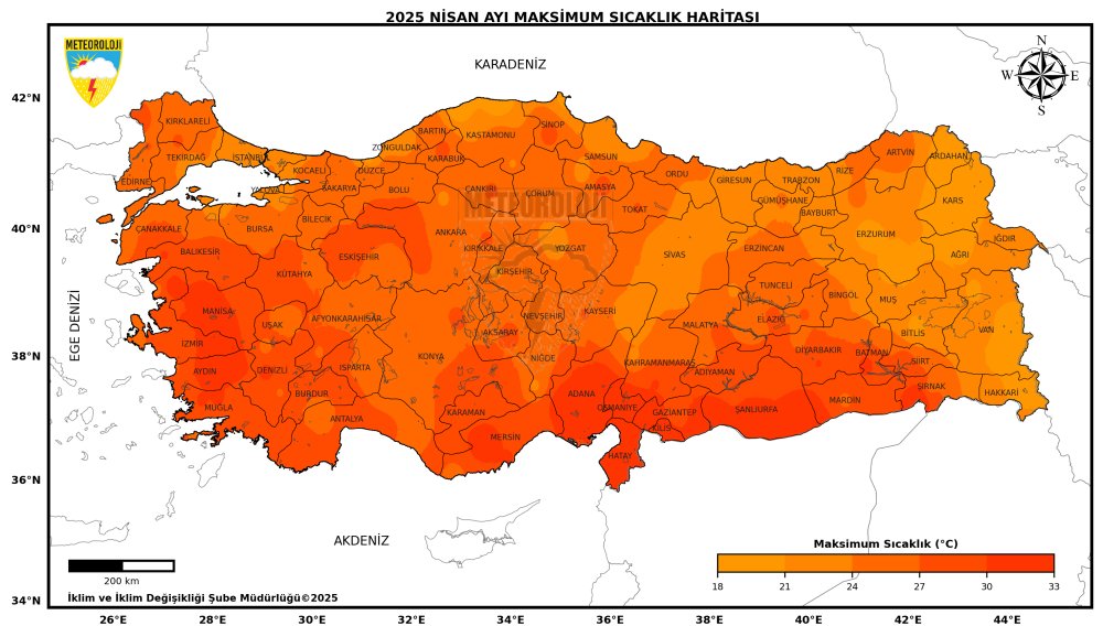 Nisan ayında 9 ilde yağış rekoru lırıldı