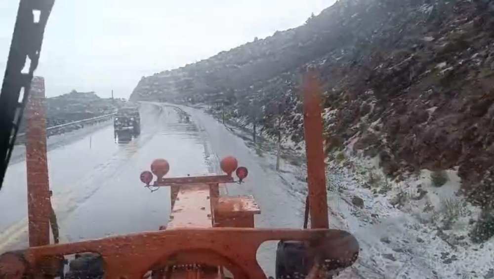 Kar görüntülerini aratmadı... Alacabel beyaza büründü