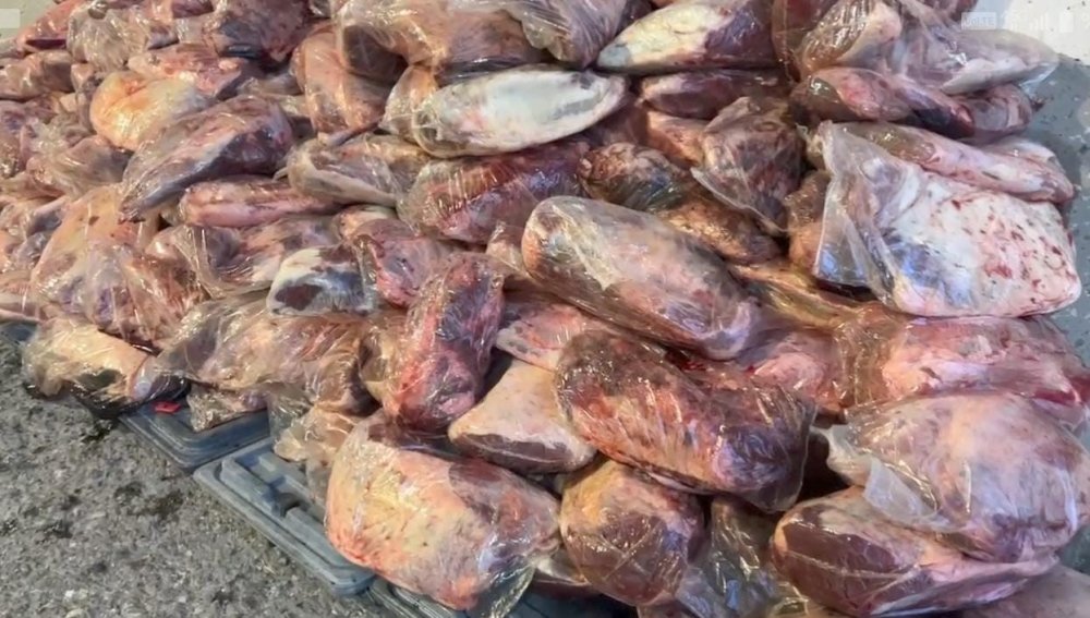 Piyasa değeri 1 milyon 360 bin Türk Lirası olan mühürsüz et ele geçirild