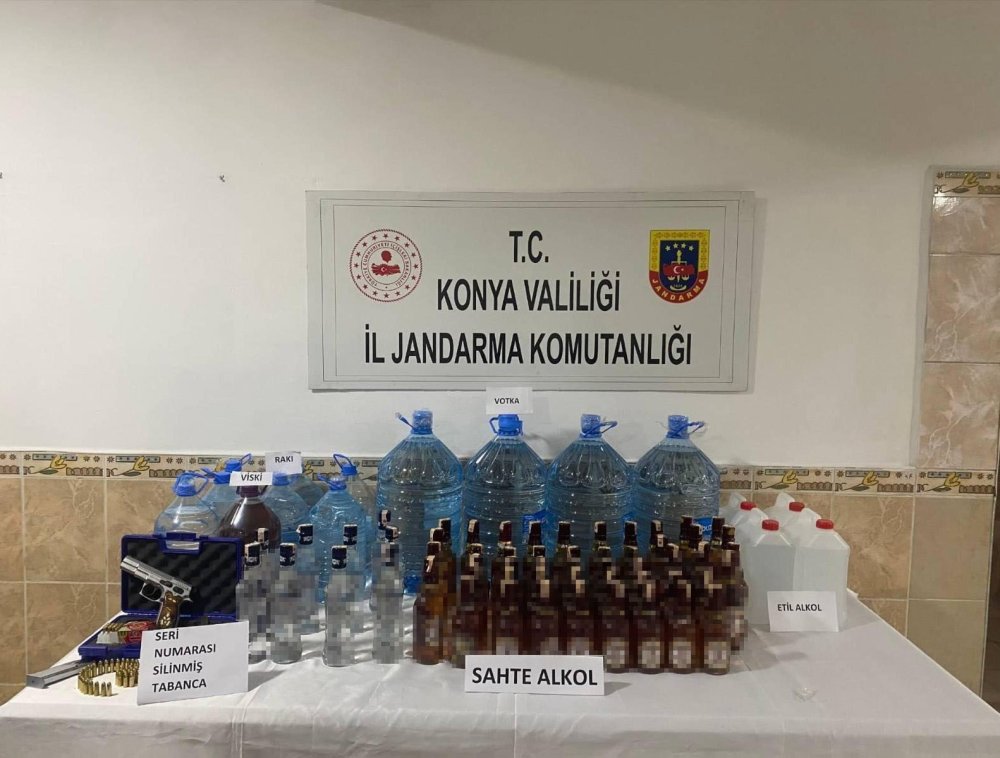 Konya'da jandarmadan kaçakçılara operasyon