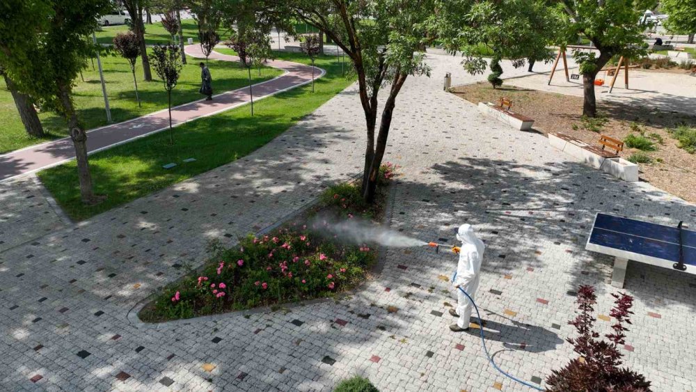 Konya'da haşerelere karşı mücadele