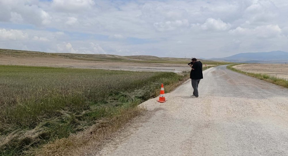 Konya'da yağış sonrası korkutan görüntü!