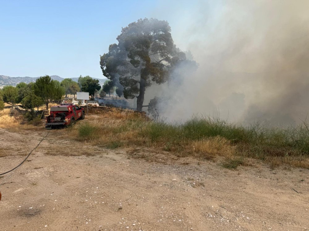 Korkutan orman yangını!