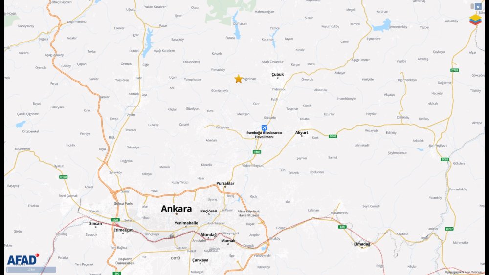 Ankara'da korkutan deprem!