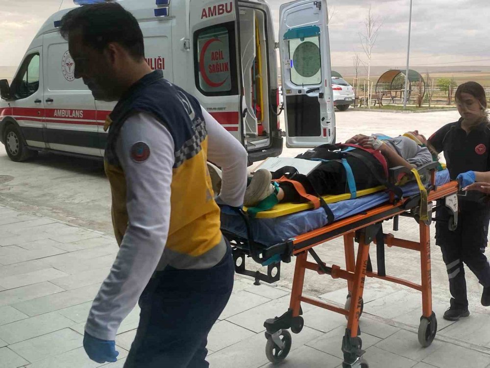 Konya'da motosiklet kazası