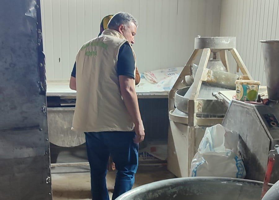 Konya'nın ilçesinde gıda işletmelerini denetlendi