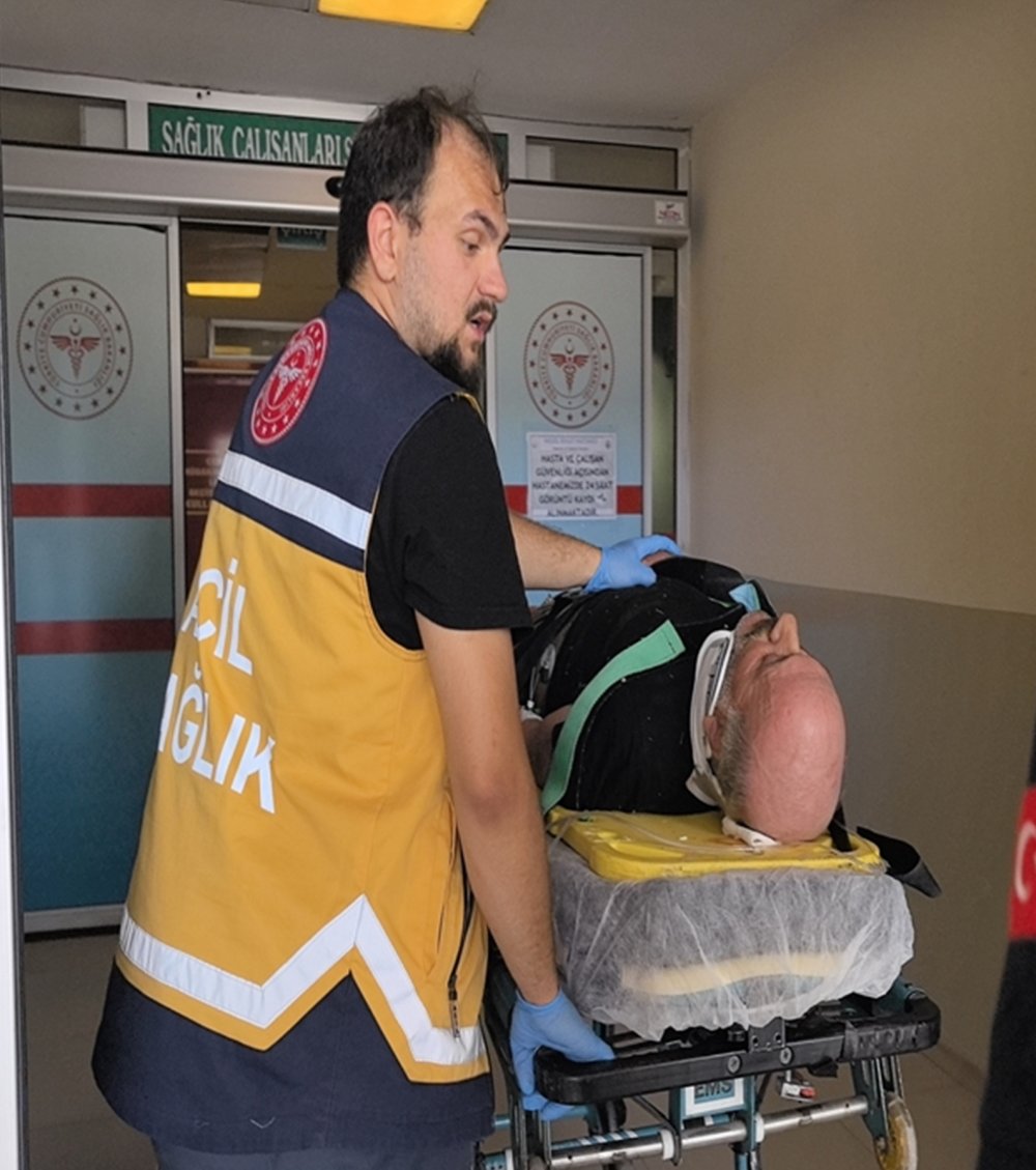 2 metre yüksekten düşen işçi hayatını kaybetti