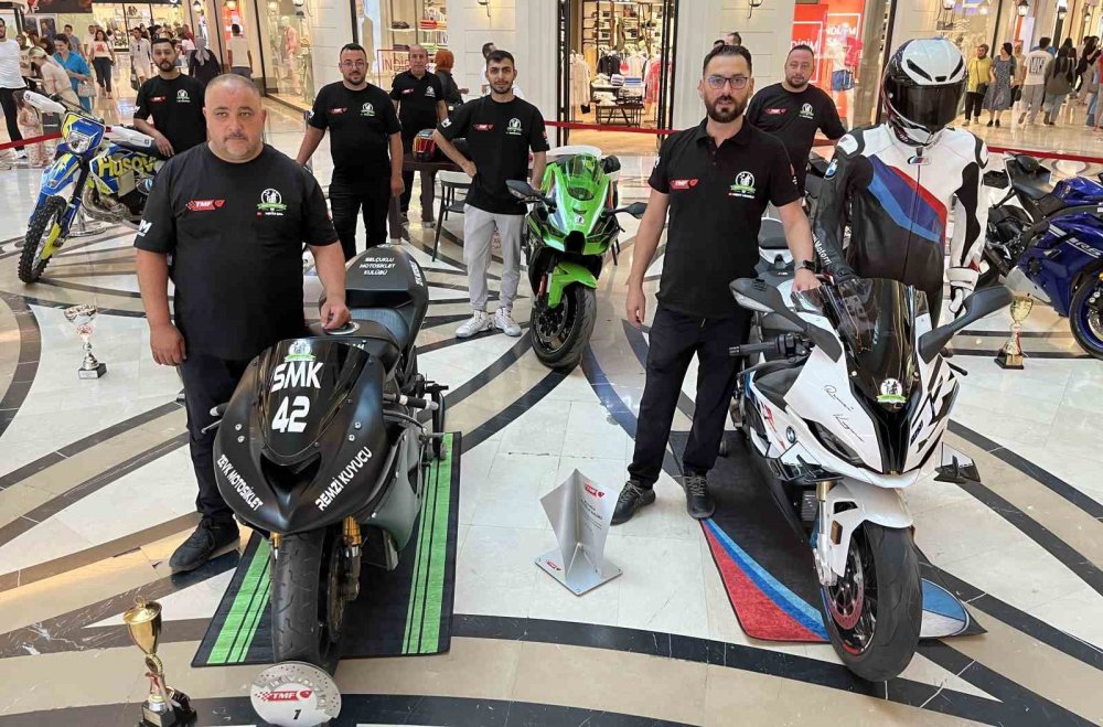 Konya'da motosiklet tutkunları etkinlikte buluştu