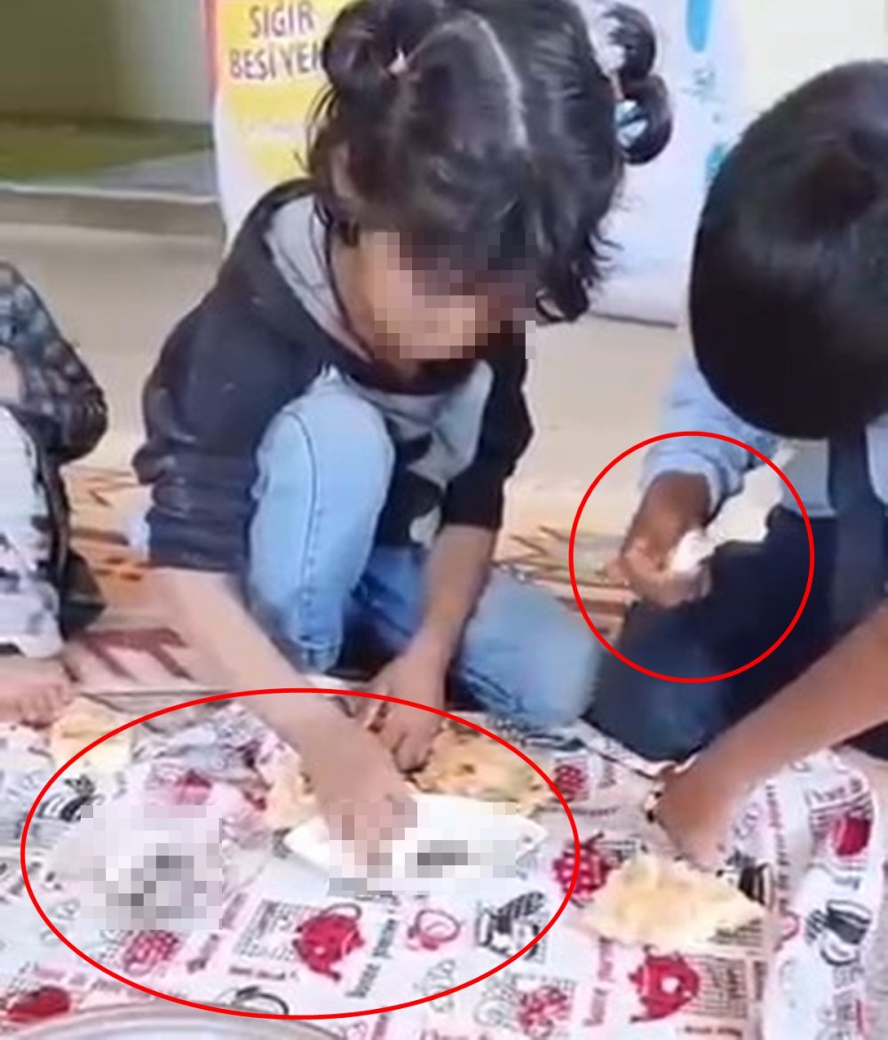 4 çocuğa hayvan dışkısı yedirdiği iddia edilen üvey ağabey gözaltına alındı