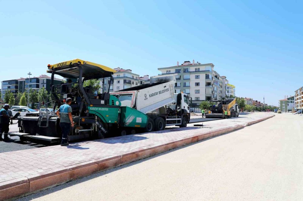 Konya'nın merkez ilçesinde yol ve asfalt seferberliği
