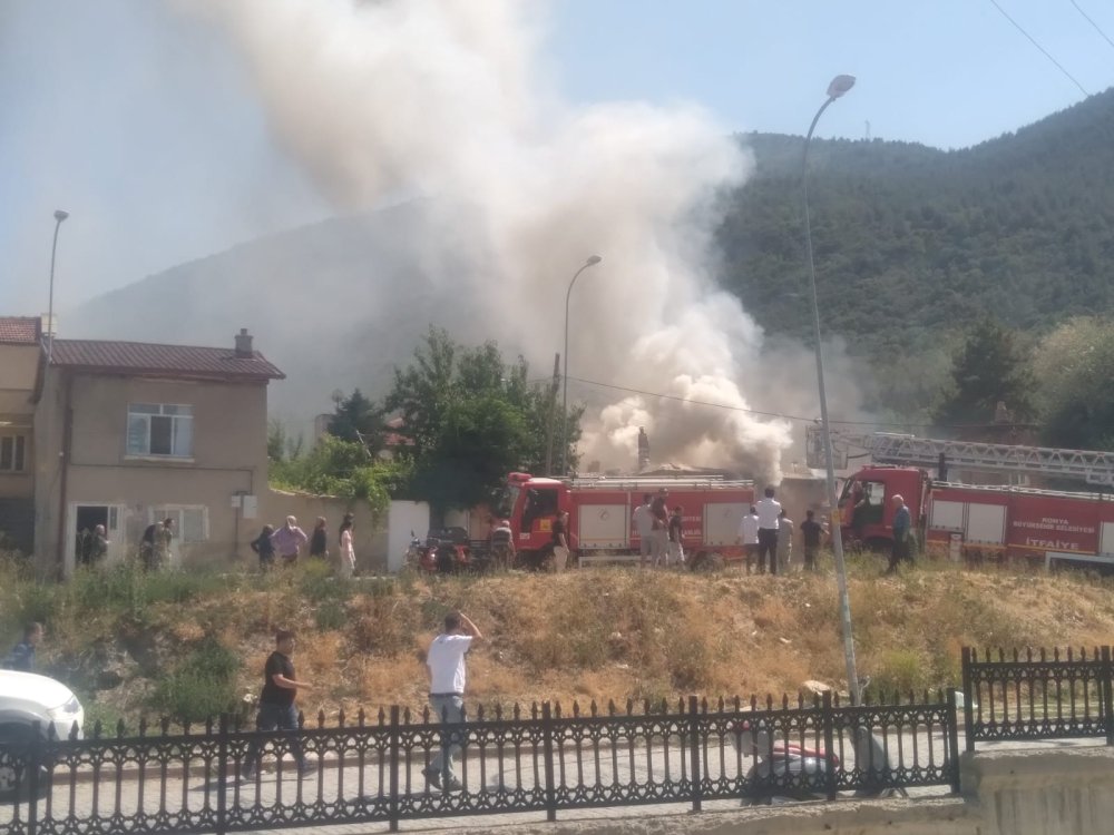 Konya'da acı olay! Engelli birey yanarak can verdi