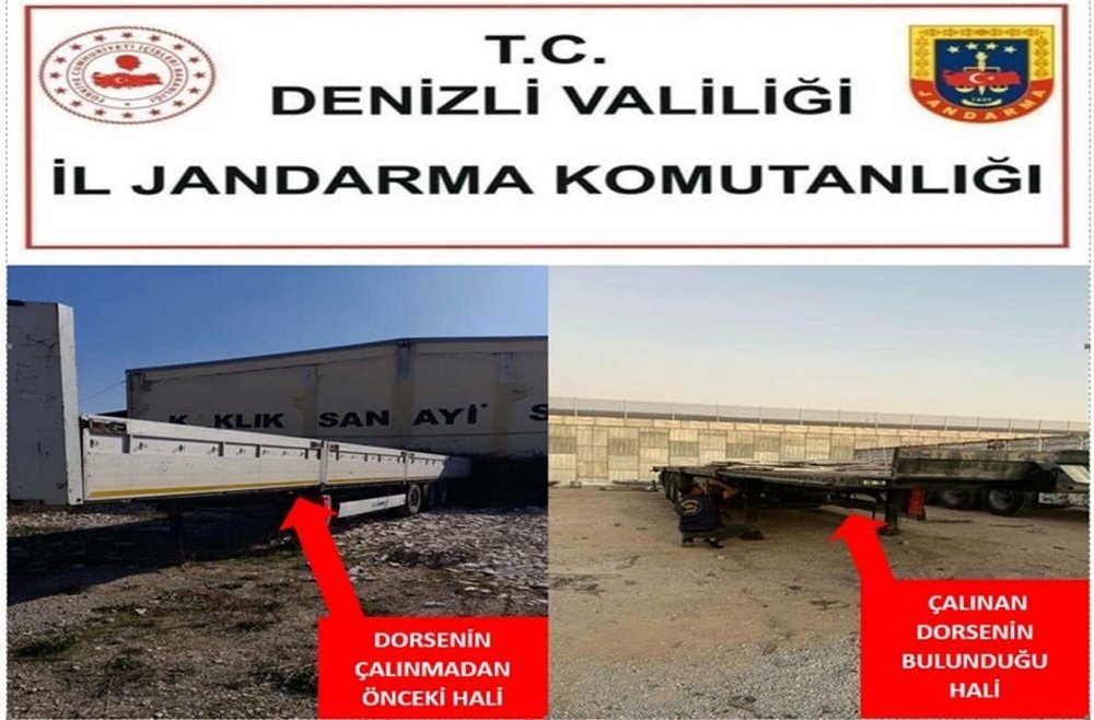 Çalıntı dorse şehir şehir dolaştı! Konya'ya kadar geldi
