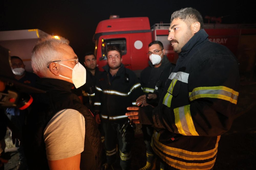Aksaray'da orman yangını