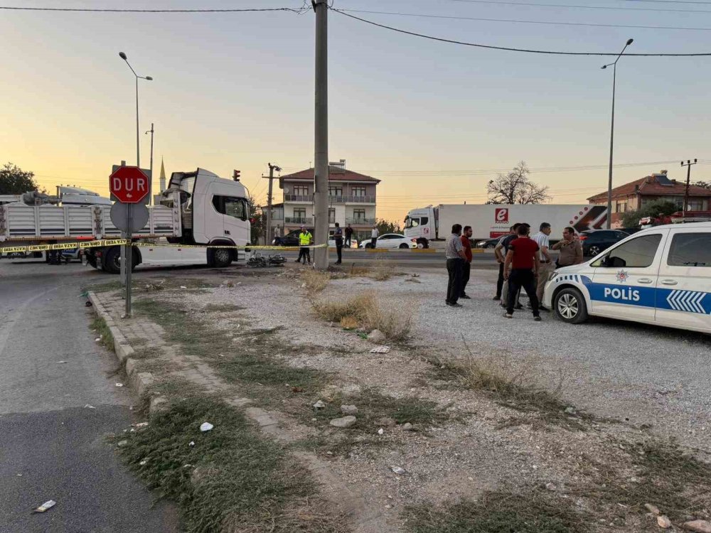 Konya'da kaza... Motosiklet sürücüsü hayatını kaybetti