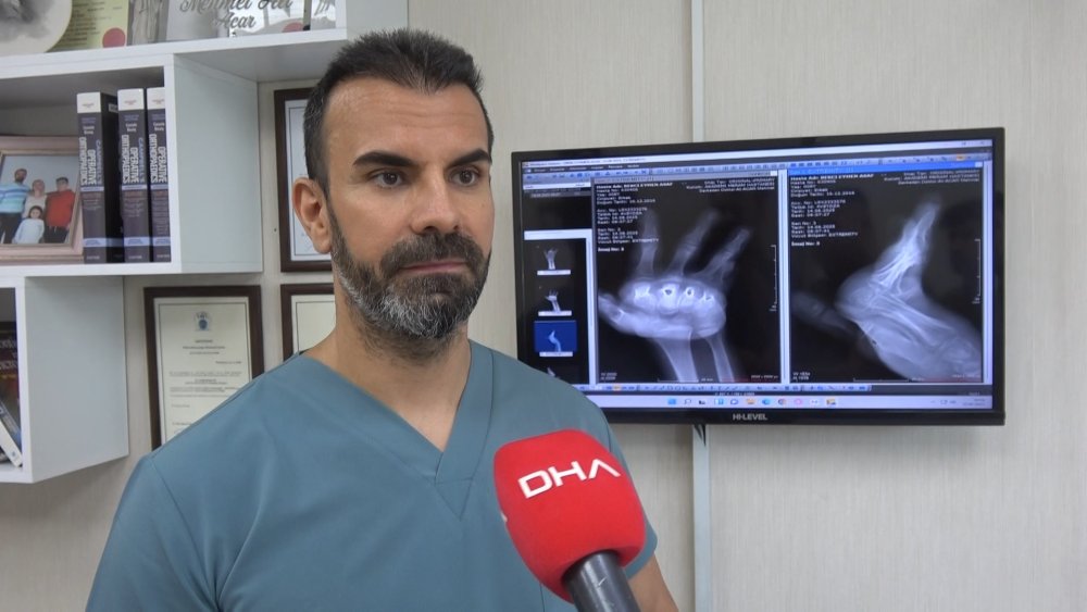 Babası ve 3 kardeşinin öldüğü yangında yaralanan Eymen'e Konya şifa oldu