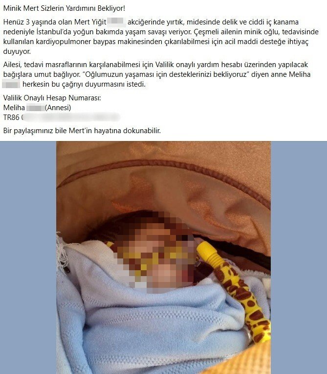 Hasta çocuklara bağış adında dolandırıcılık... Konya Şehir Hastanesi'nde yaşam mücadelesi veriyor