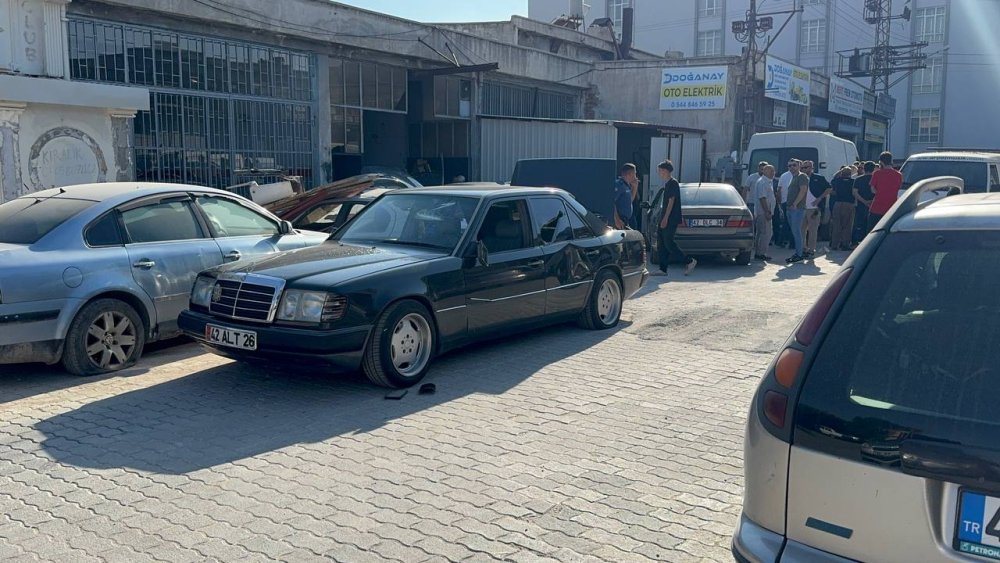 Konya'da otomobil tamirhanesinde palalı kavga! Ustanın parmağı koptu