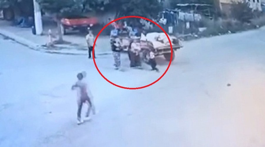 2 yaşındaki Batu traktörün altında kaldı! O anlar kamerada