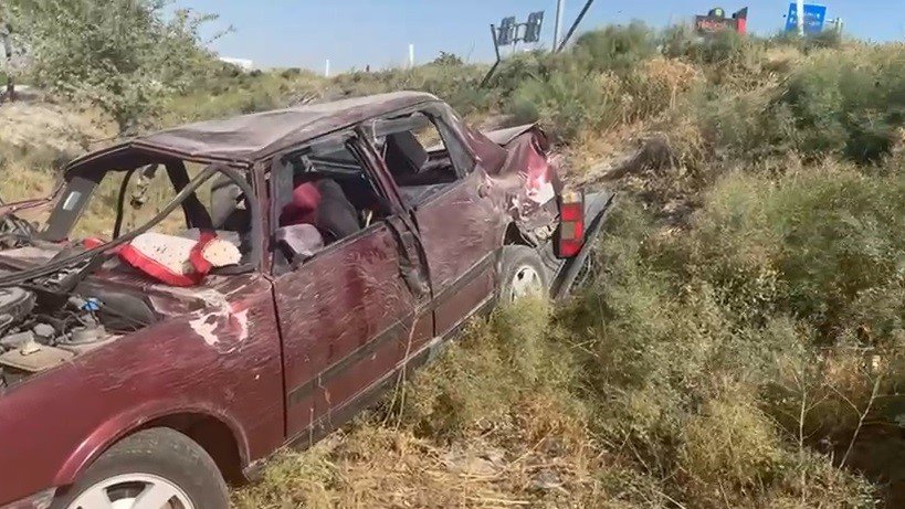 Konya'da otomobil yoldan çıktı: 7 yaralı