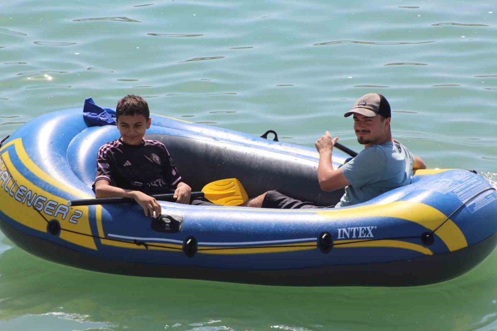 Konya'dan kareler... Sahilleri aratmadı