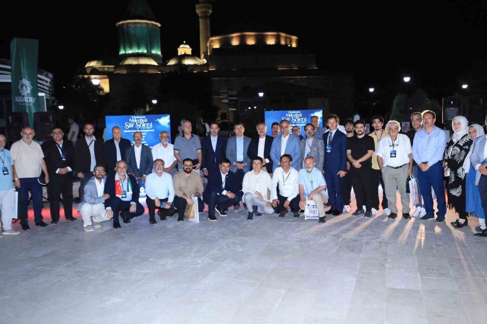 Konya'da uluslararası şiir şöleni gerçekleştirildi