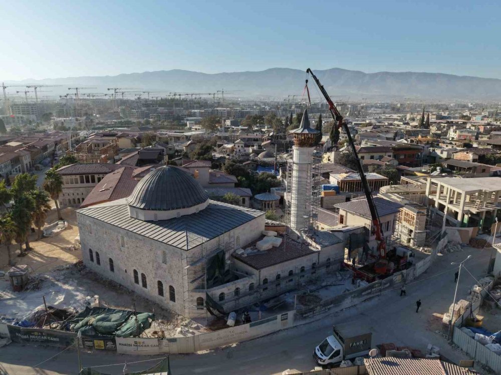 Hatay-Konya kardeşliğinin nişanesi olacak... Habib-i Neccar Camii'nde sona gelindi