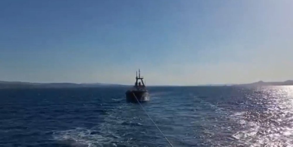 Türkiye bayraklı kuru yük gemisi Şevketiye Demir Sahası'na demirletildi