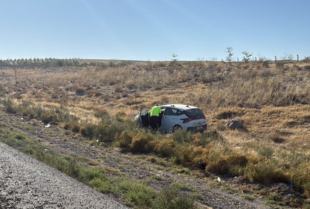 Konya'da sabah saatlerinde trafik kazası... 1 kişi yaralandı